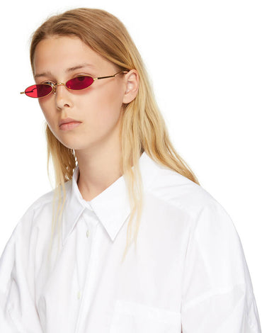 Gentle Monster Gold Red Vector Sunglasses