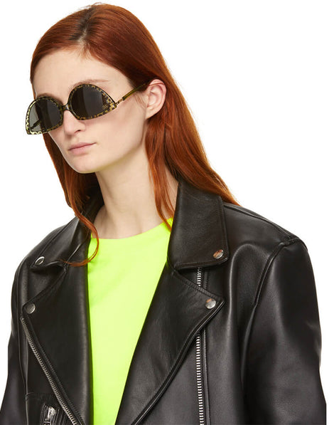 Martine Rose Green Black Mykita Edition Leopards Sos Sunglasses