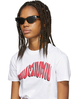 Miu Miu Black Runway Sunglasses