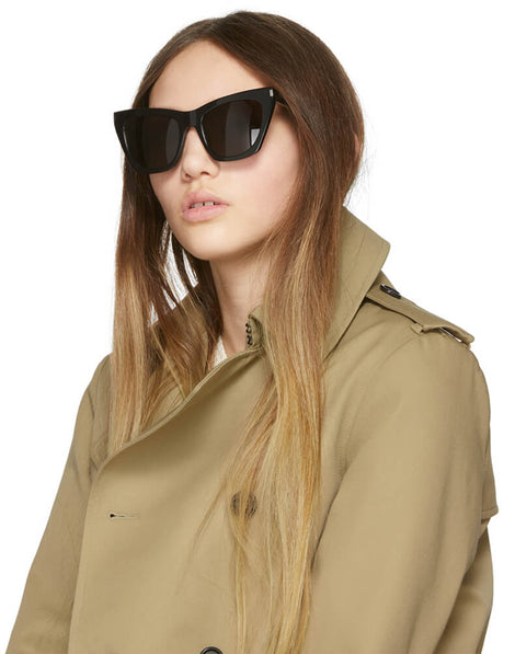 Saint Laurent Black Kate Sunglasses
